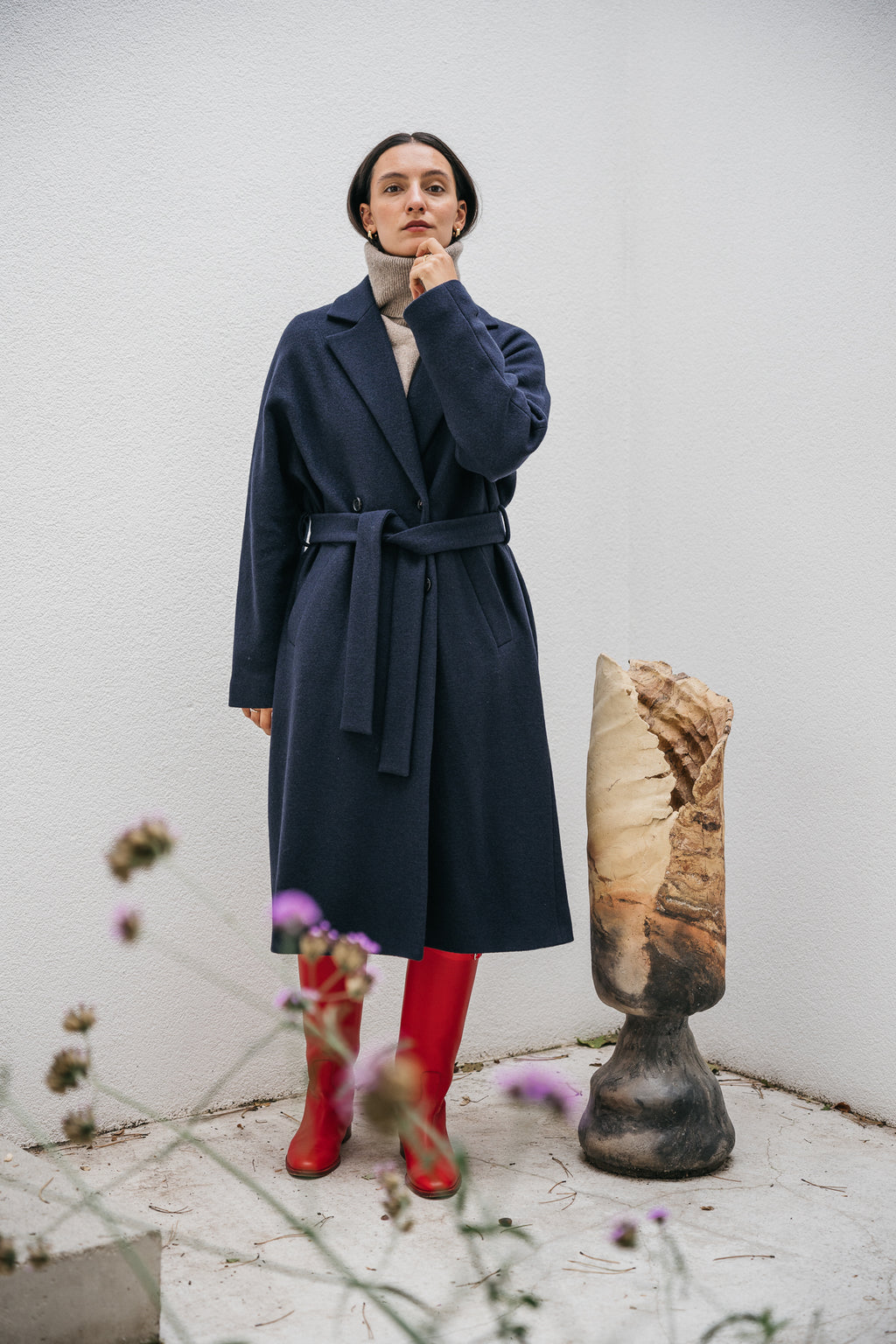 Muran Coat Boiled Wool