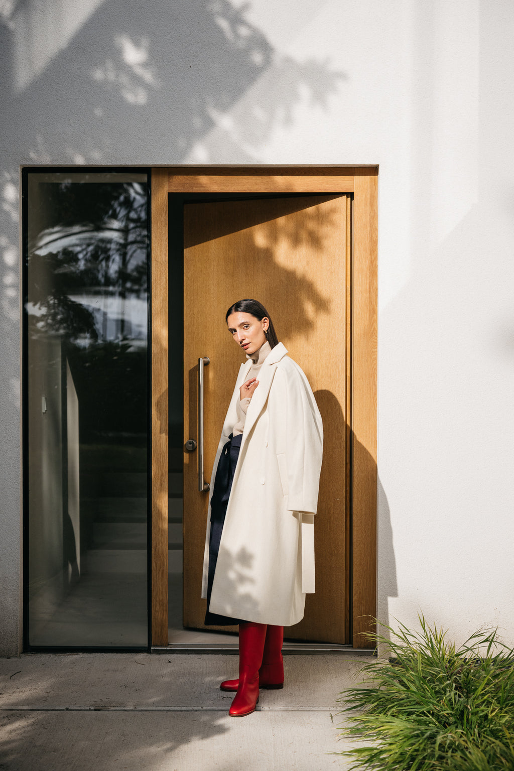 Muran coat raw wool