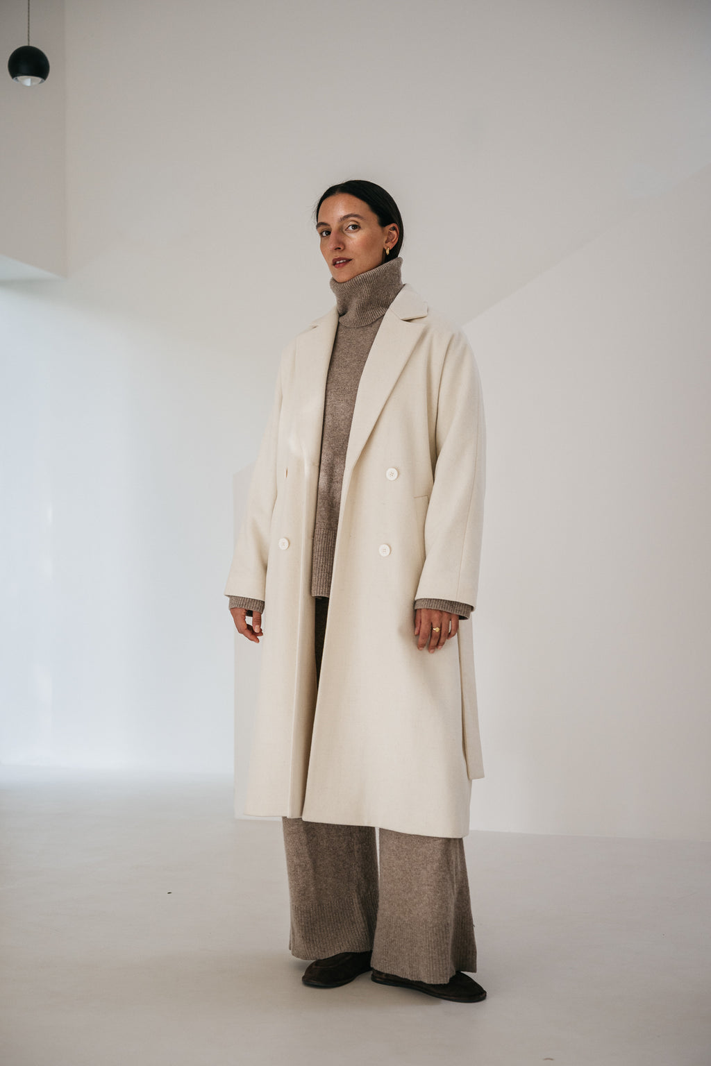 Muran coat raw wool