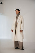 Muran coat raw wool