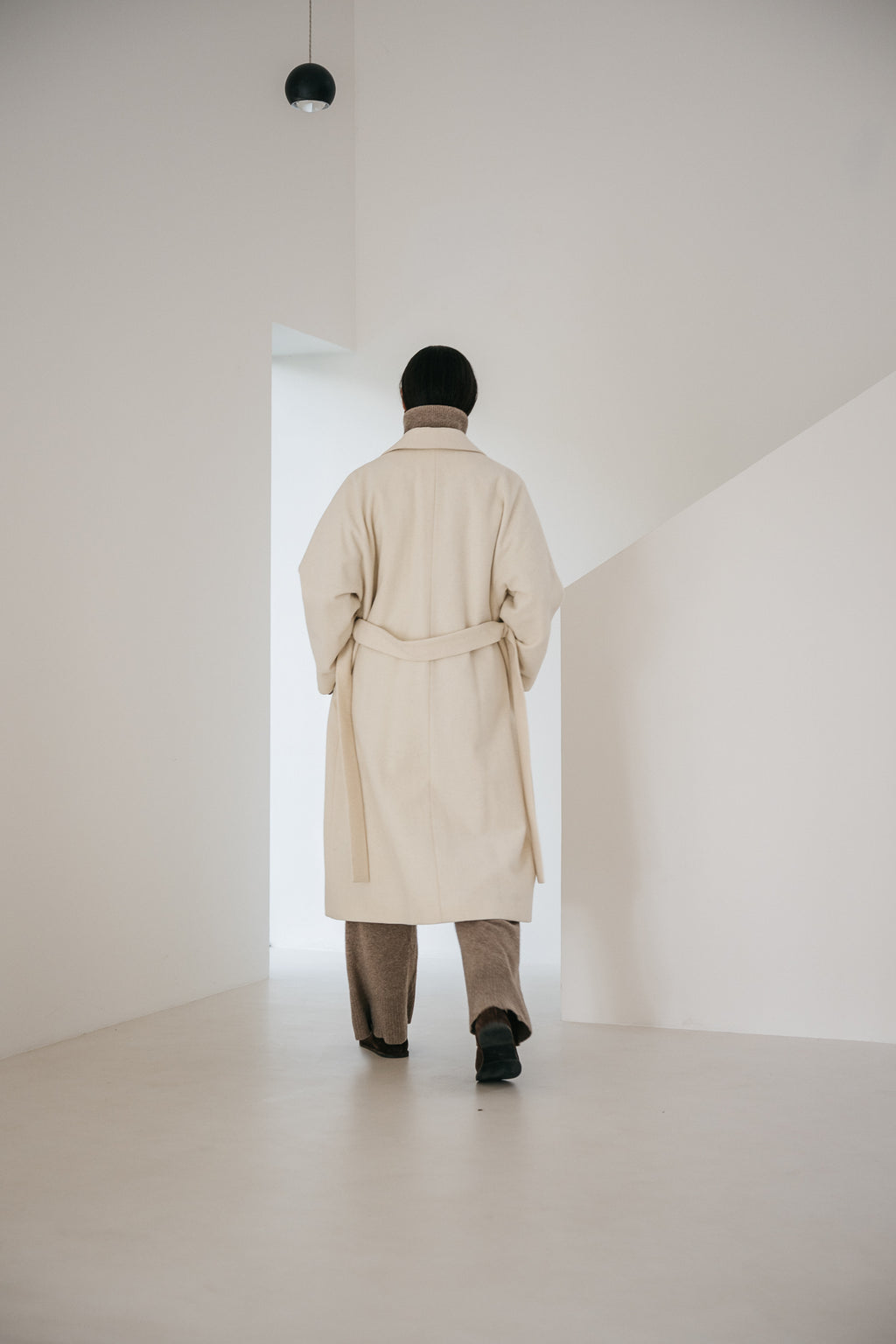 Muran coat raw wool