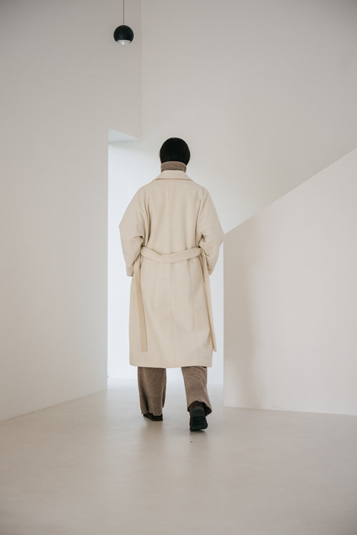 Muran coat raw wool